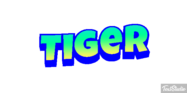 Tiger Text effect