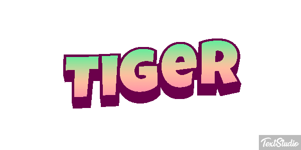 Tiger Text effect