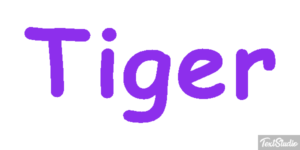 Tiger Text effect