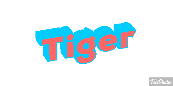 Tiger Text effect