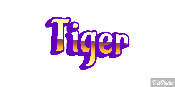 Tiger Text effect