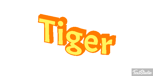 Tiger Text effect