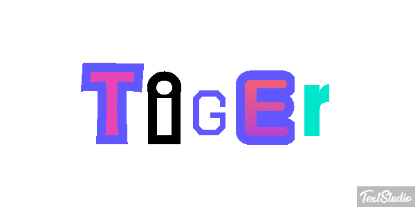 Tiger Text effect