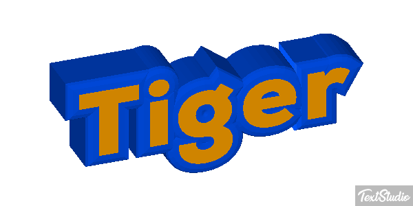 Tiger Text effect