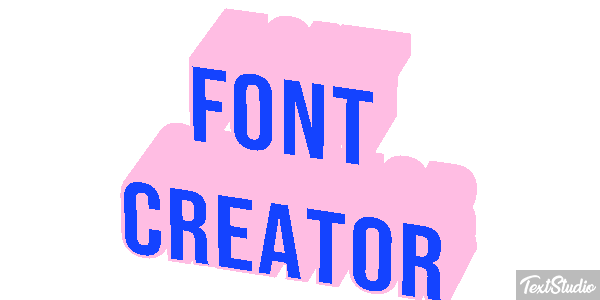 Font Creator Text effect