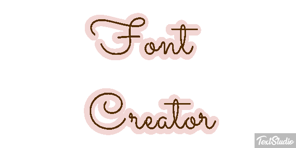 Font Creator Text effect