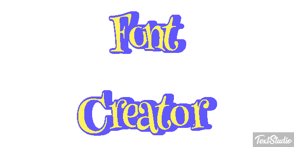 Font Creator Text effect