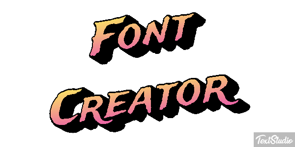 Font Creator Text effect
