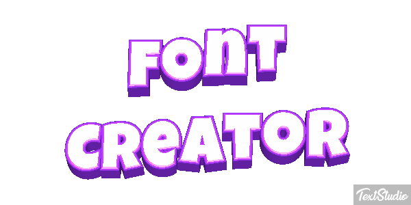 Font Creator Text effect