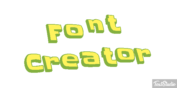 Font Creator Text effect