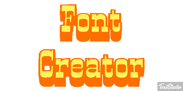 Font Creator Text effect