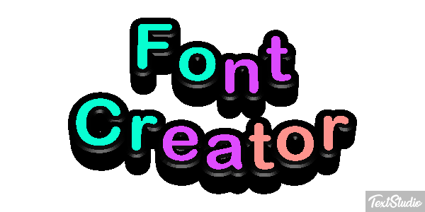 Font Creator Text effect