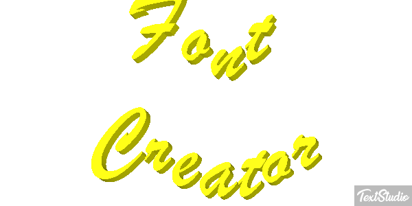 Font Creator Text effect
