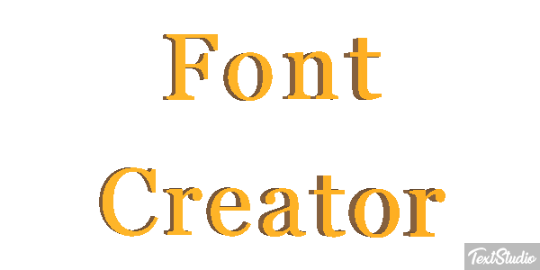 Font Creator Text effect
