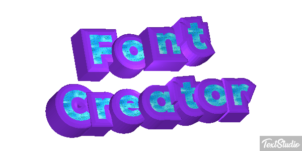 Font Creator Text effect