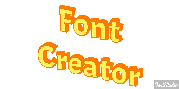 Font Creator Text effect