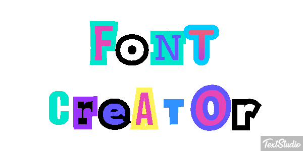 Font Creator Text effect