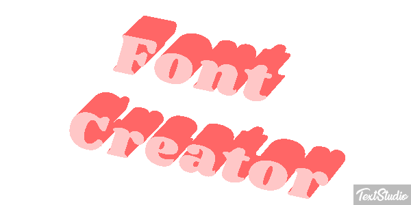 Font Creator Text effect