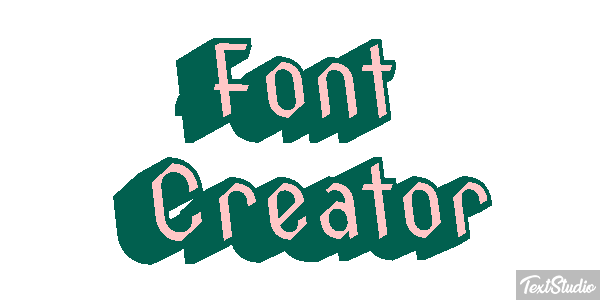 Font Creator Text effect