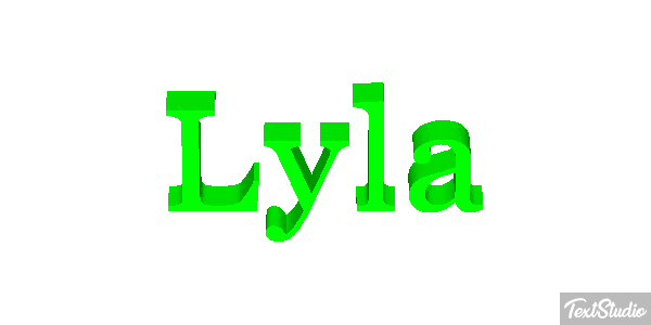 Lyla Texteffekt