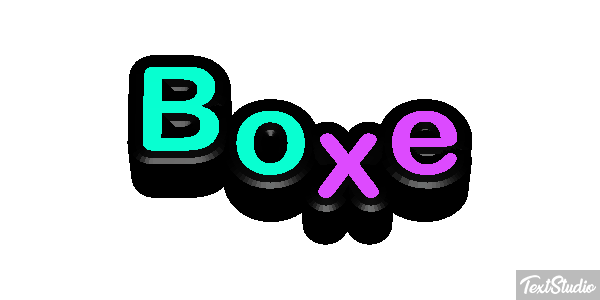 Boxe Text effect