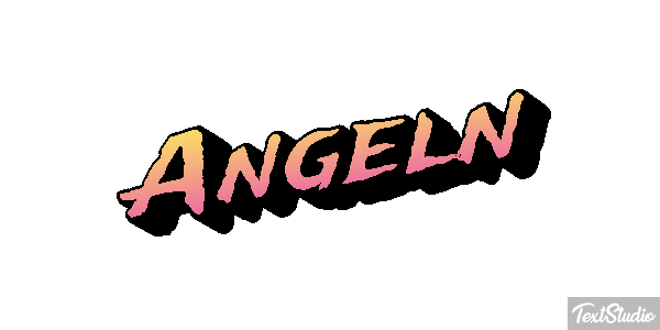 Angeln Texteffekt