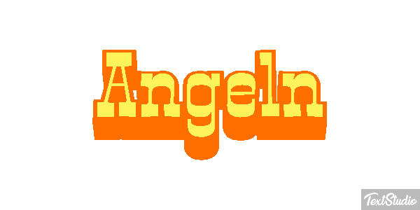 Angeln Texteffekt