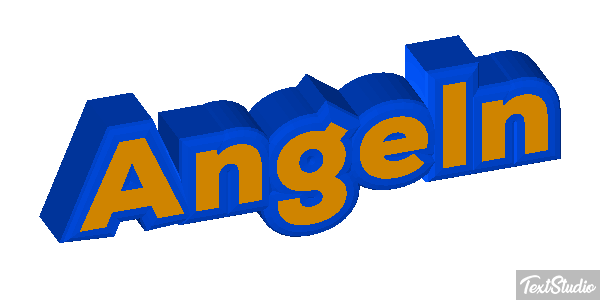 Angeln Texteffekt