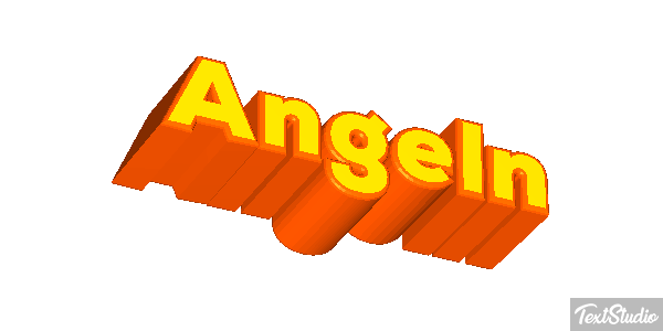 Angeln Texteffekt