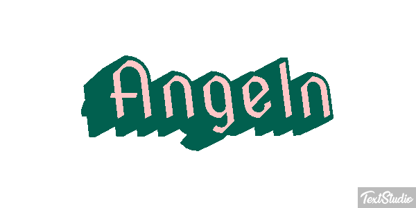 Angeln Texteffekt