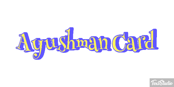 Ayushman Card Effetto testo