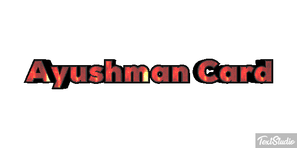 Ayushman Card Effetto testo