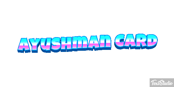 Ayushman Card Effetto testo
