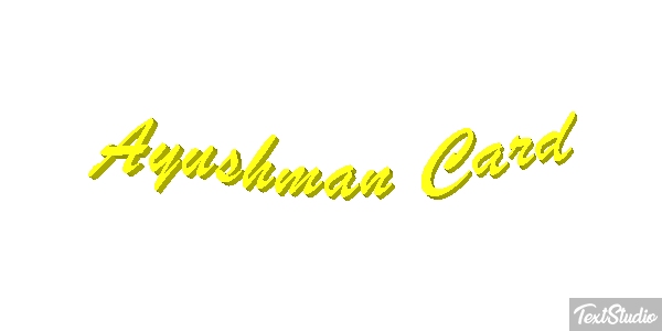 Ayushman Card Effetto testo
