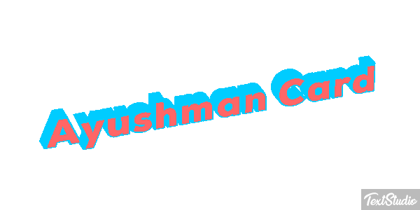 Ayushman Card Effetto testo