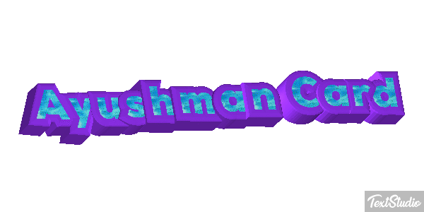 Ayushman Card Effetto testo