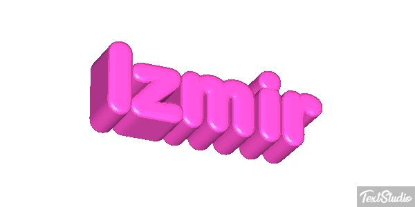 İzmir テキスト効果