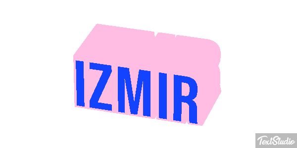 İzmir テキスト効果