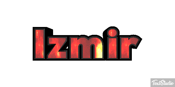 İzmir テキスト効果