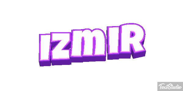 İzmir テキスト効果