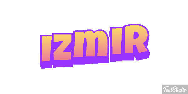 İzmir テキスト効果