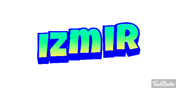 İzmir テキスト効果