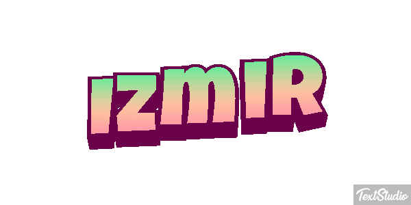 İzmir テキスト効果