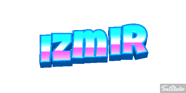 İzmir テキスト効果