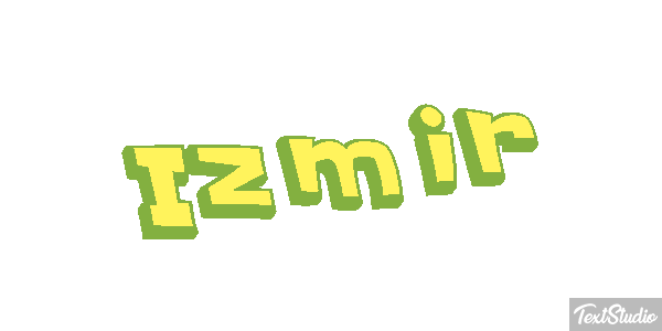 İzmir テキスト効果