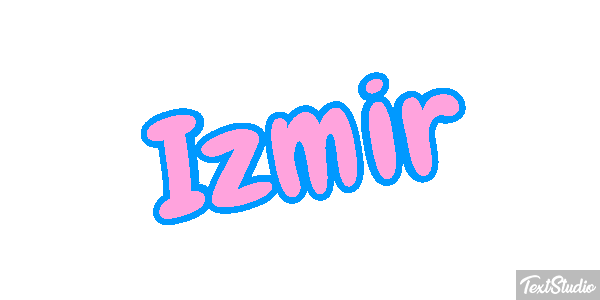 İzmir テキスト効果