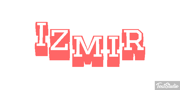 İzmir テキスト効果
