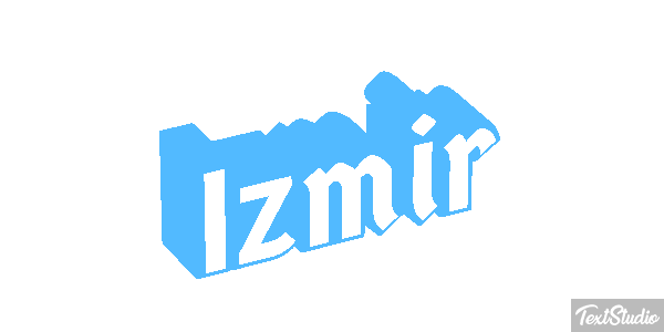 İzmir テキスト効果