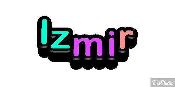 İzmir テキスト効果
