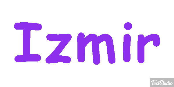 İzmir テキスト効果